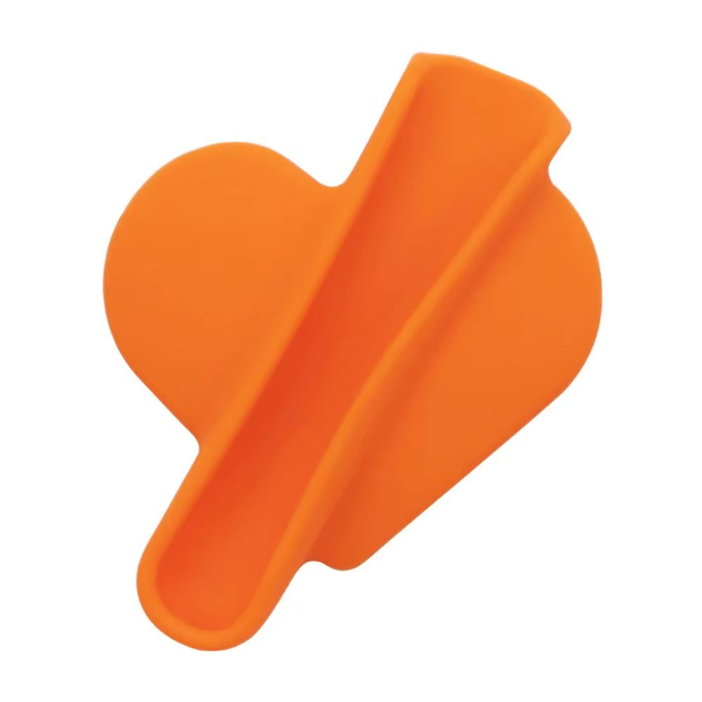 Heart Shaped Mobile Phone Case Phone Lipstick Holder Soft Silicone Protective Case Women Girl Lip Glaze Back Stick Holder