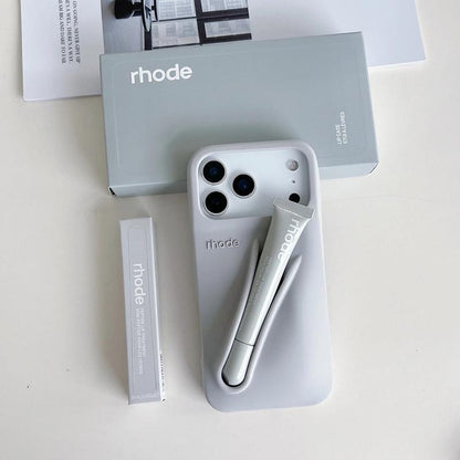 Rhode Silicone Phone Case with Built-In Lip Balm – Soft & Shockproof, for Iphone 11–17 Pro Max