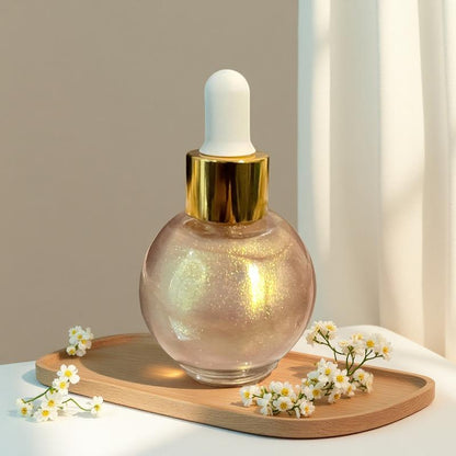 PAPOIYA Glowing Shimmer Body Highlighter Oil-Free Radiant Glow Enhancer for Radiant Skin with Shimmer Effect Ideal for Daily Use