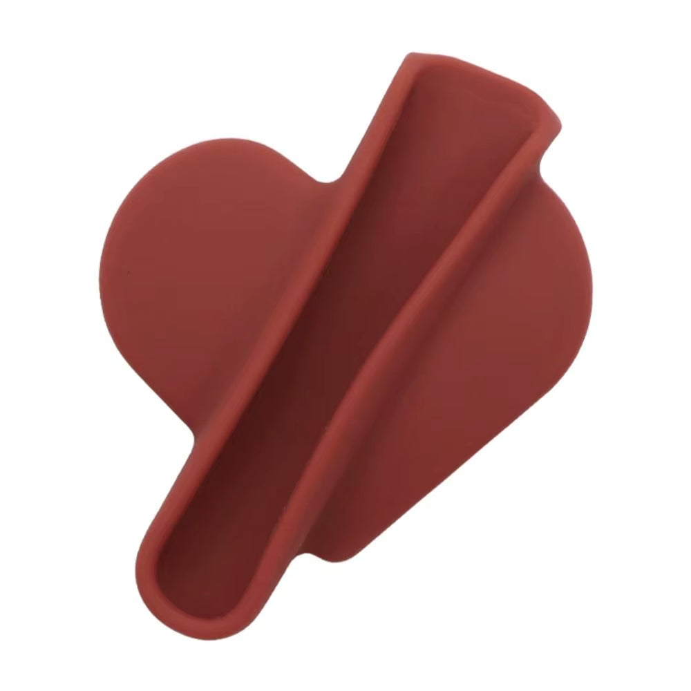 Heart Shaped Mobile Phone Case Phone Lipstick Holder Soft Silicone Protective Case Women Girl Lip Glaze Back Stick Holder